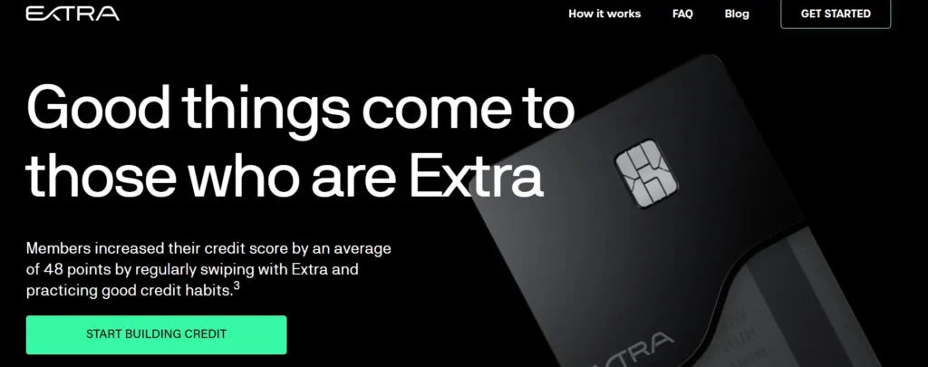 Extra Debit Card Website