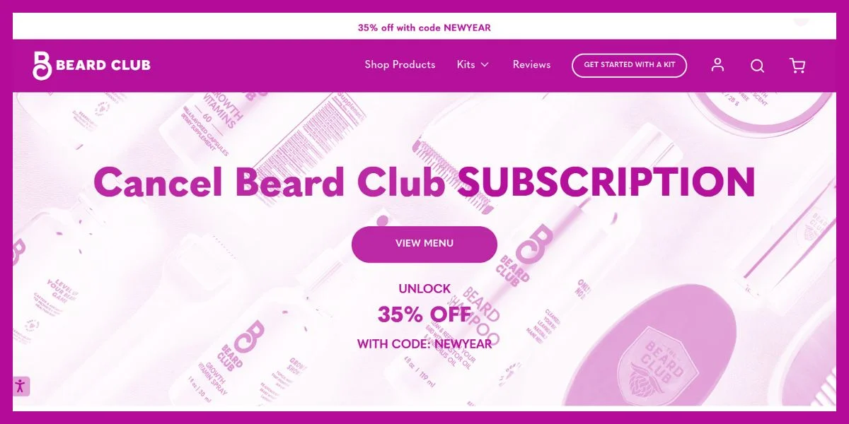 Cancel Beard Club Subscription