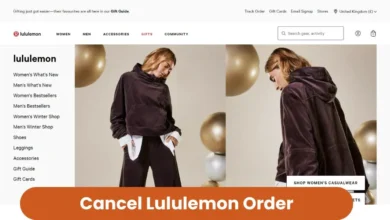 Cancel Lululemon Order