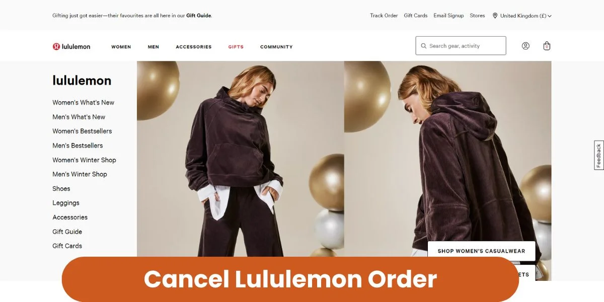 Cancel Lululemon Order