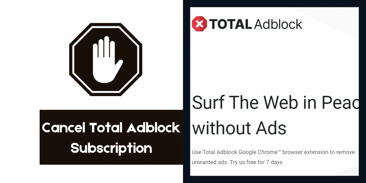 Cancel Total Adblock Subscription