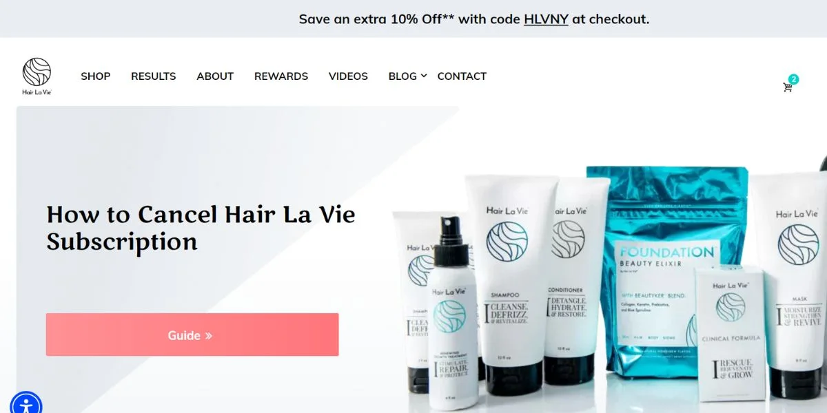 How To Cancel Hair La Vie Subscription