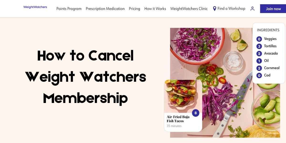How To Cancel Weight Watchers Membership