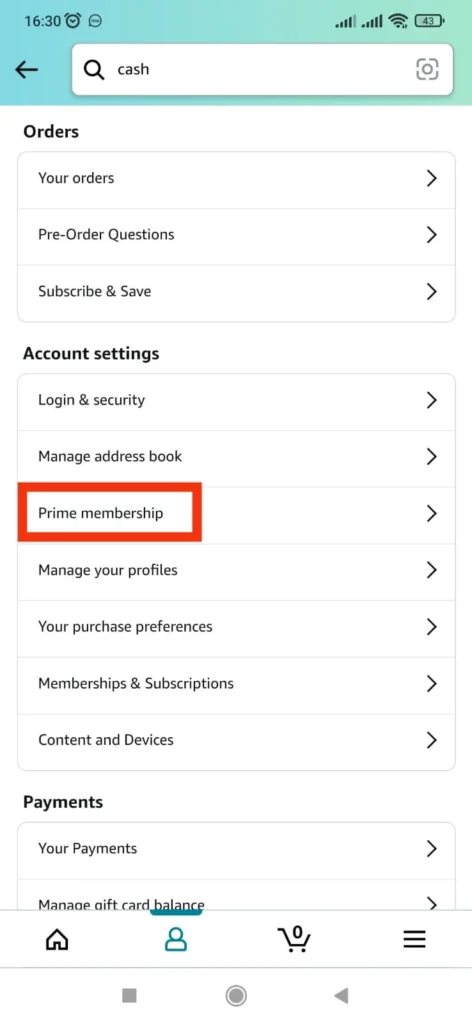 Prime Membership